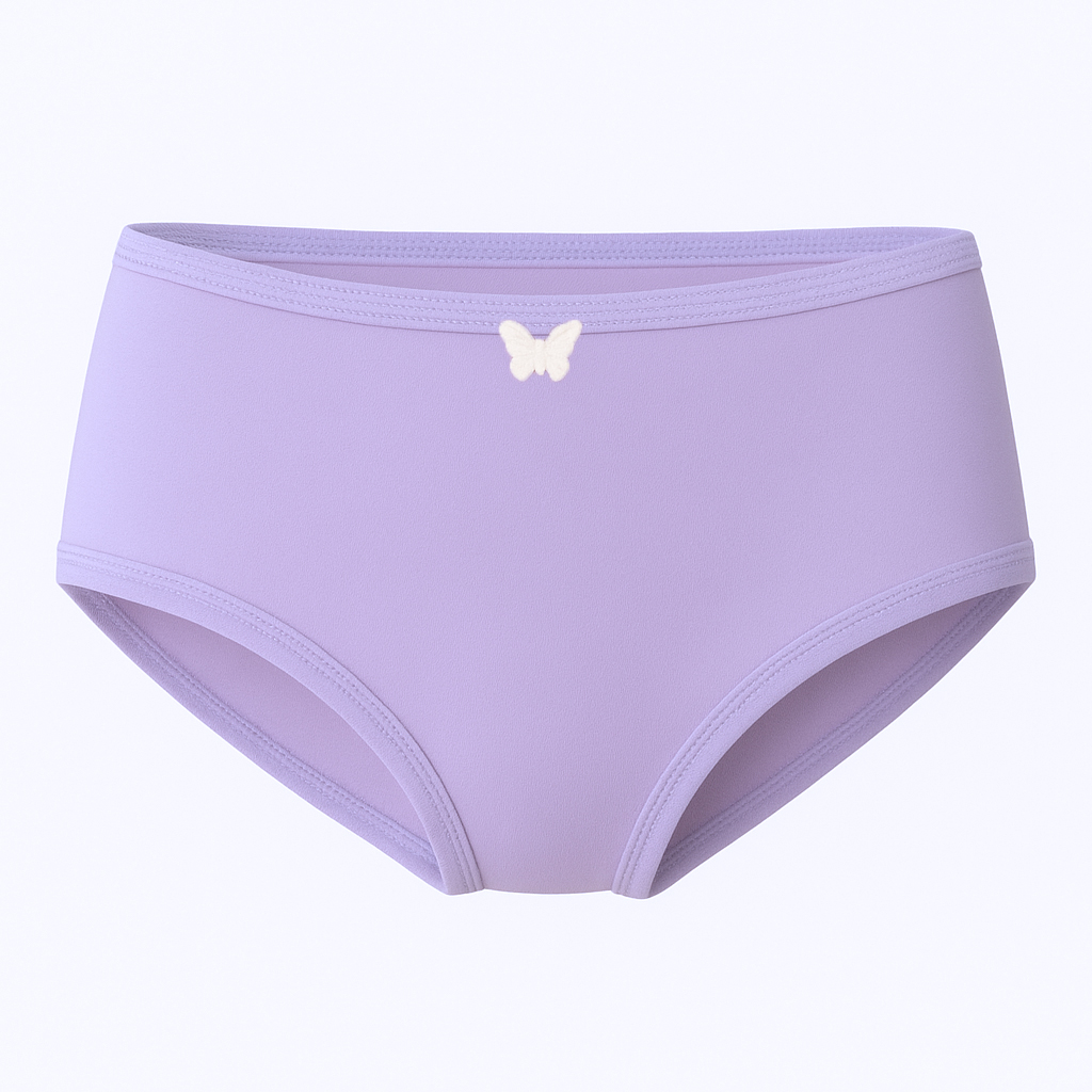 1878 - Lila Bombacha Kids aplique mariposa - Imagen 1